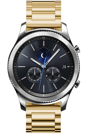 Curea metalica Smartwatch Samsung Galaxy Watch 4, Watch 4 Classic, Gear S2, iUni 20 mm Otel Inoxidab